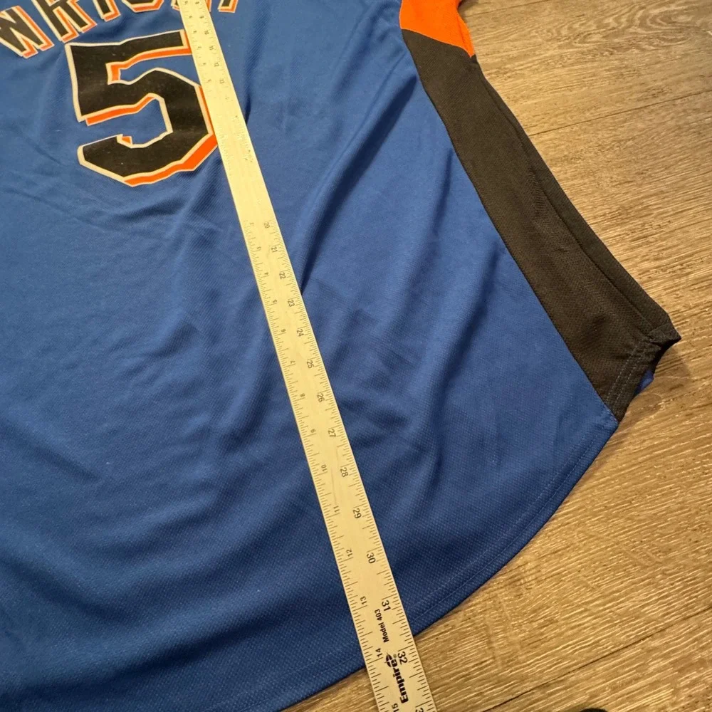 David Wright #5 New York Mets Jersey Mens 2XL Blue Majestic BP Shirt Baseball